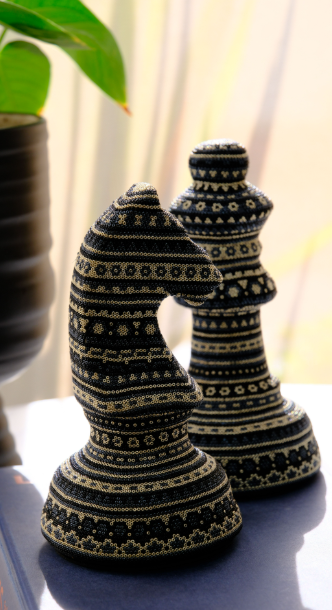 Caballo de Ajedrez Huichol